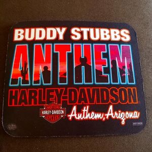 Harley-Davidson Anthem mouse pad EUC multicolor